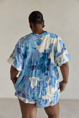 SAMPLE-Lani Shorts - Azure Bloom