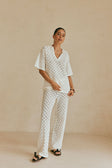 SAMPLE-Aya Top - White Knit
