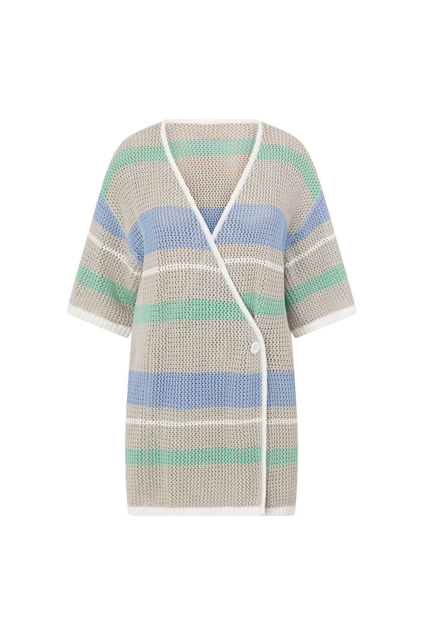 Jessie Wrap Dress - Stripe