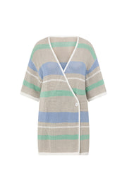 Jessie Wrap Dress - Stripe
