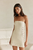Octavia Knit Dress - Cream