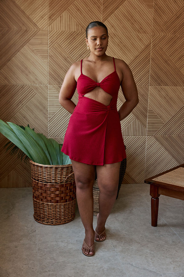 SAMPLE-Ale Dress - Merlot