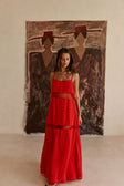 SAMPLE-Tassia Dress - Red