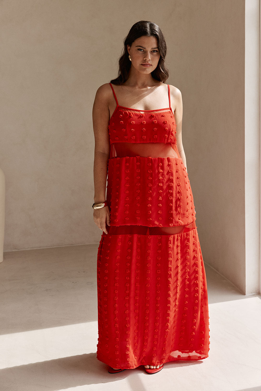 Tassia Dress - Red