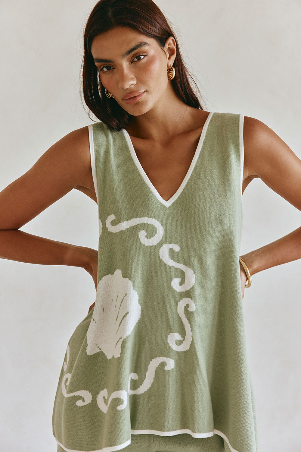 SAMPLE-Malani Top - Ocean Relic