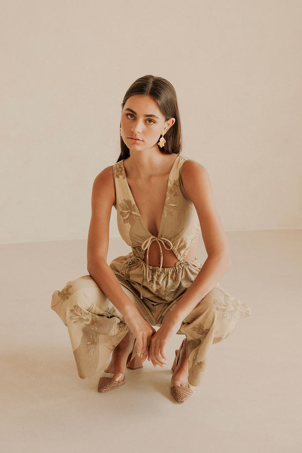 Esmae Jumpsuit - Tawny Bloom