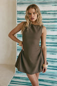 SAMPLE-Camellia Dress - Chocolate