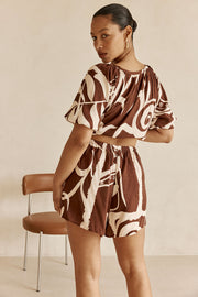 Scarlet Shorts - Painted Tiles