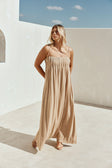 Ada Dress - Tan