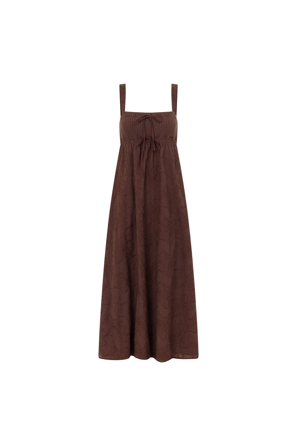 Gia Dress - Chocolate Motif
