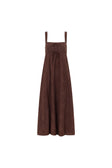 Gia Dress - Chocolate Motif