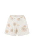 Camela Shorts - Broderie Motif