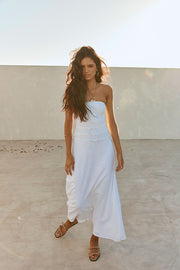 Palais Maxi Dress - White