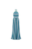 SAMPLE-Karmela Dress - Blue Stripe