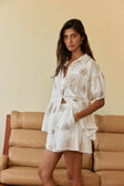 Camela Top - Broderie Motif