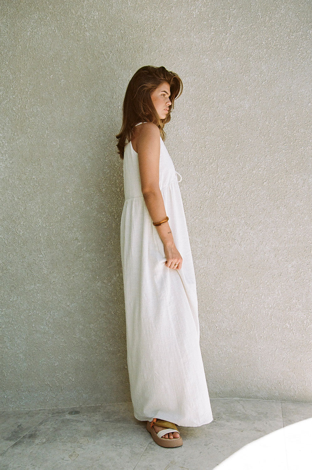 SAMPLE-Hara Dress - White