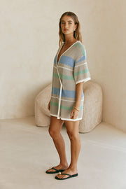 Jessie Wrap Dress - Stripe