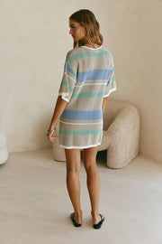 Jessie Wrap Dress - Stripe
