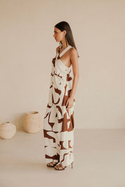 Ellira Jumpsuit - Sunroom Chocolate