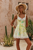 SAMPLE-Stelle Dress - Fiore Festivo