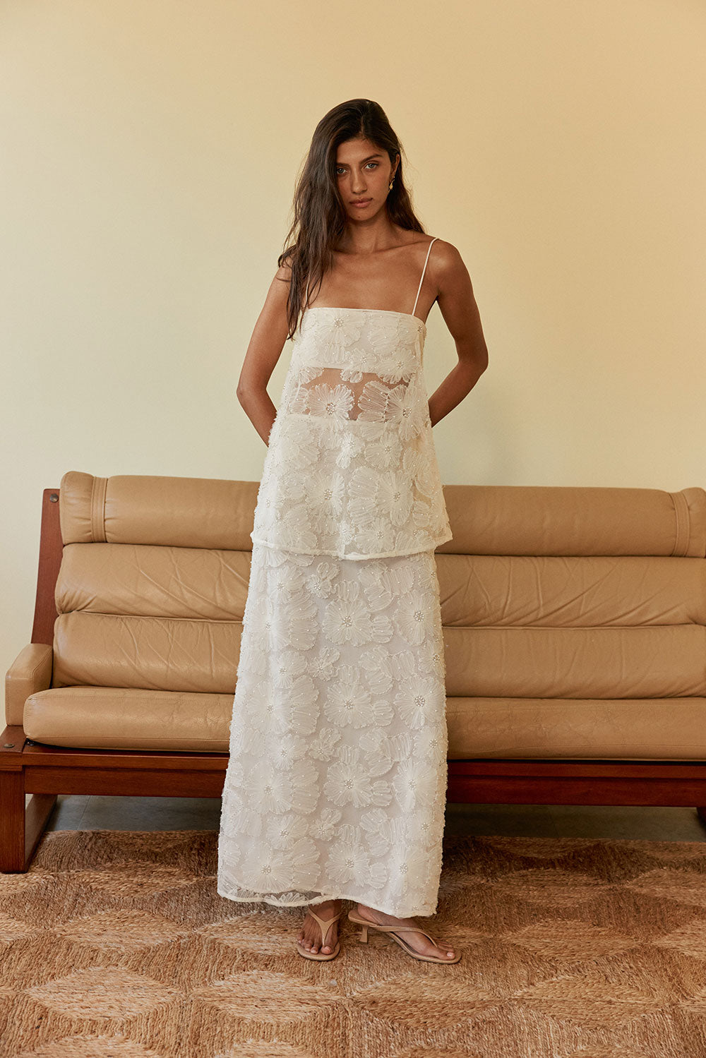 Sirromet Top - Flora Blanco