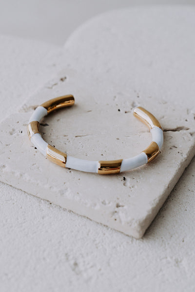 Evelyn Bangle - White