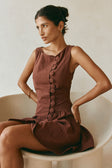 Alfresco Dress - Chocolate