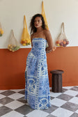 SAMPLE-Aliza Dress - Palais Blue