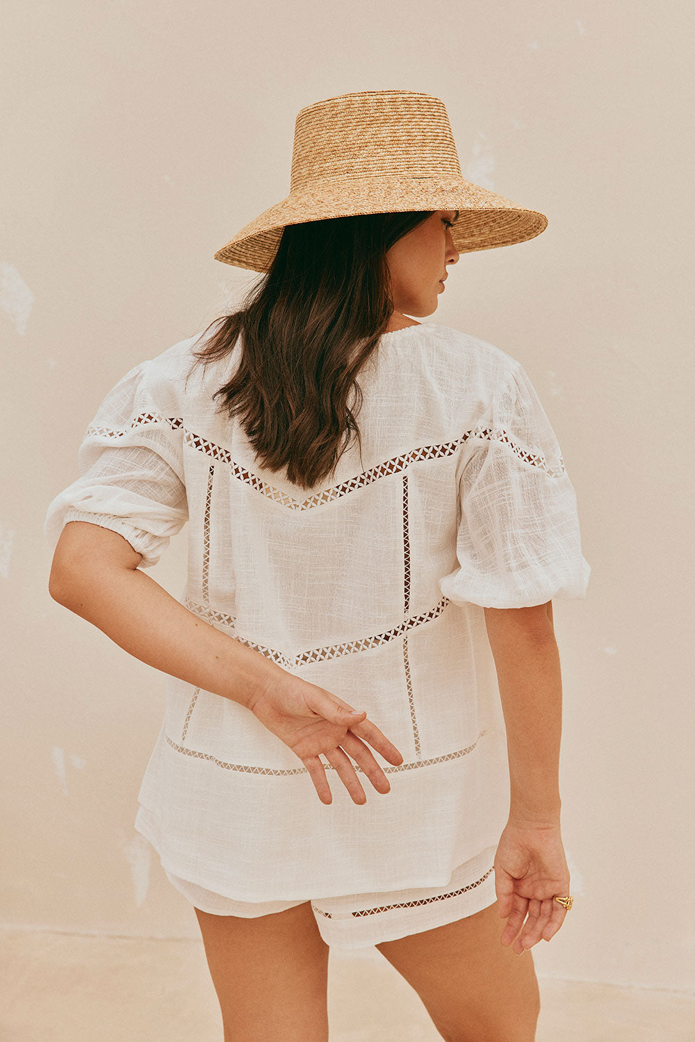 SAMPLE-Amelia Top - white