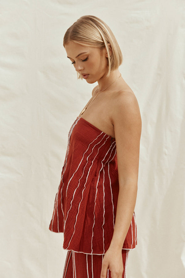 Emilia Top - Merlot