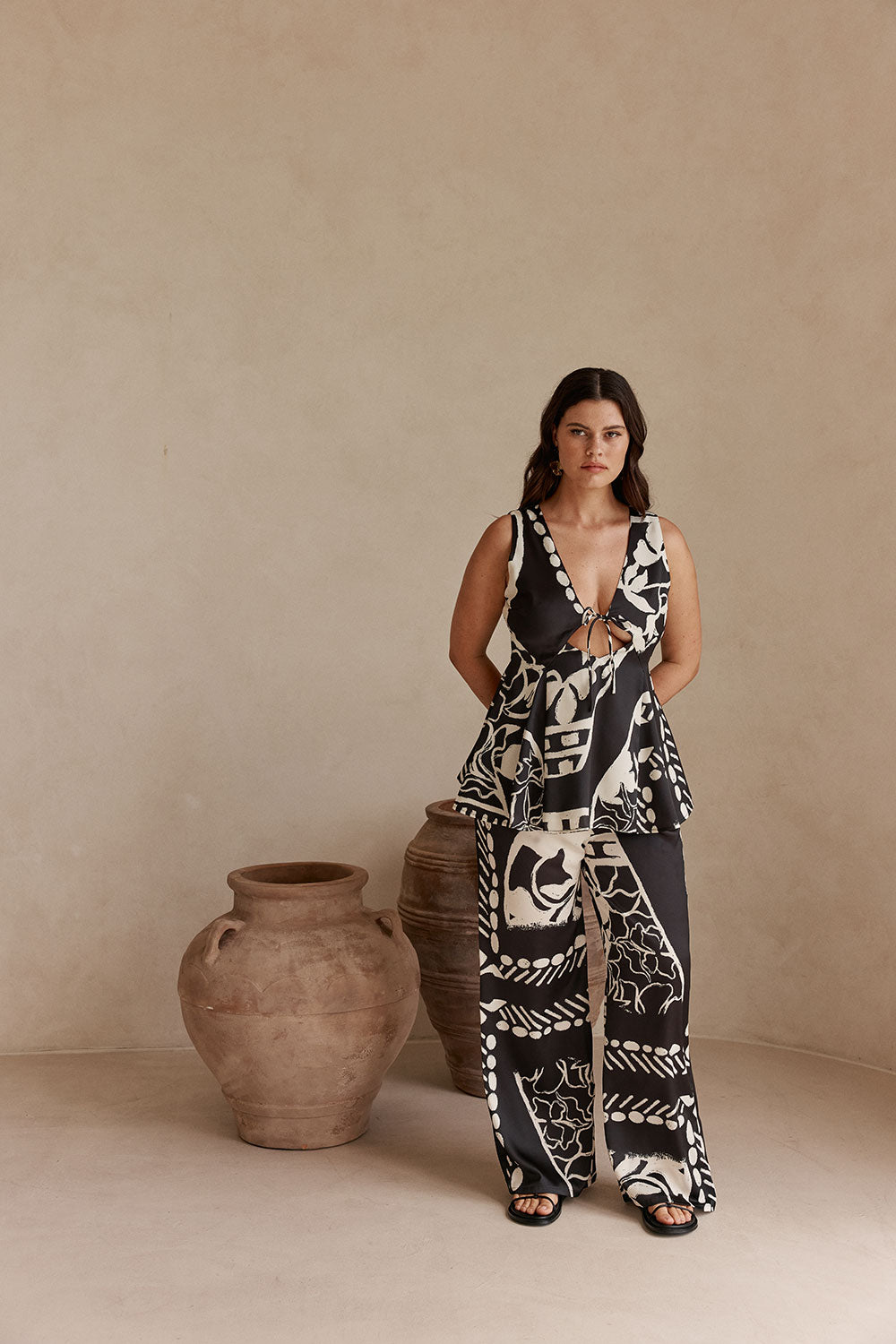 Zelina Pants - Botanic Vase