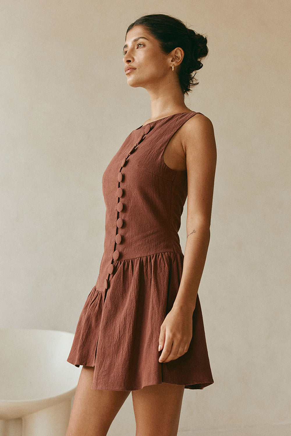 Alfresco Dress - Chocolate