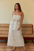 Sirromet Skirt - Flora Blanco