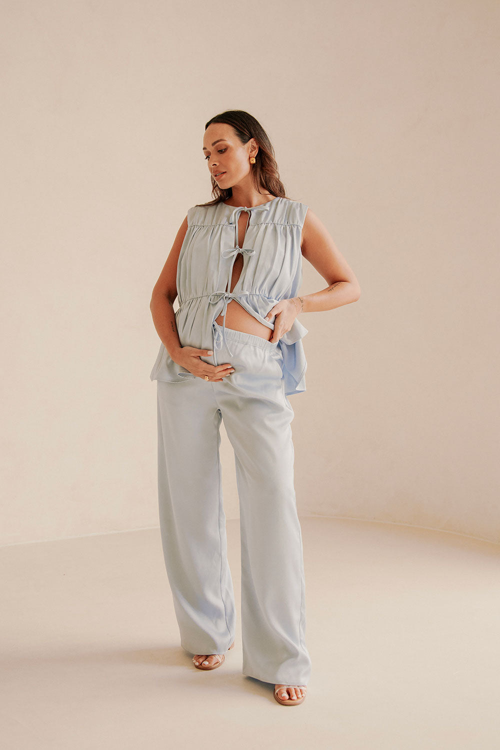 SAMPLE-Juliette Pants - Blue