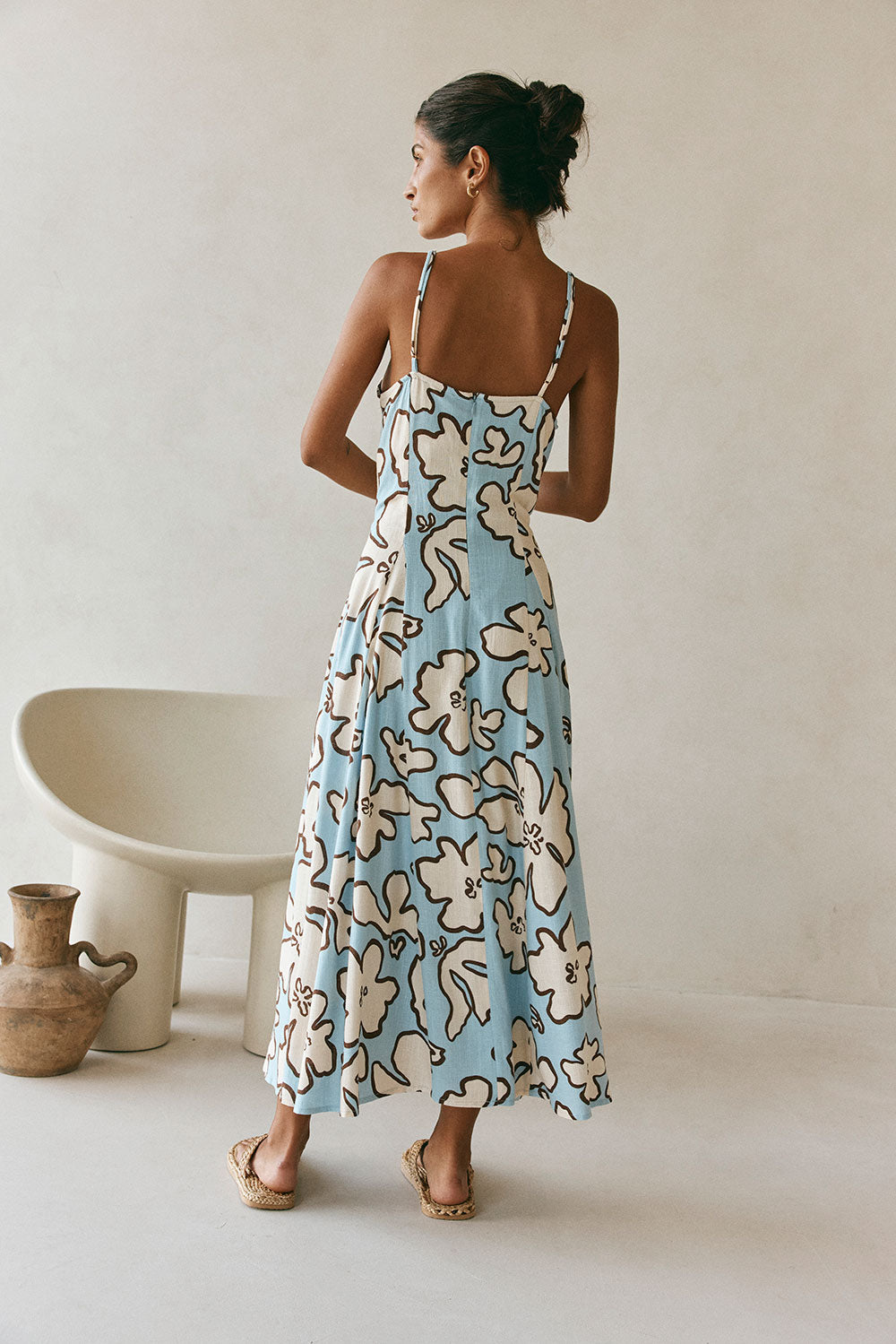 Seme Dress - Outline Floral