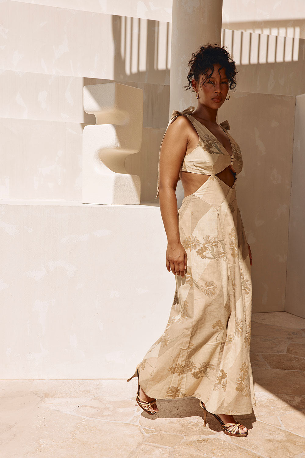 Maivie Dress - Tawny Bloom
