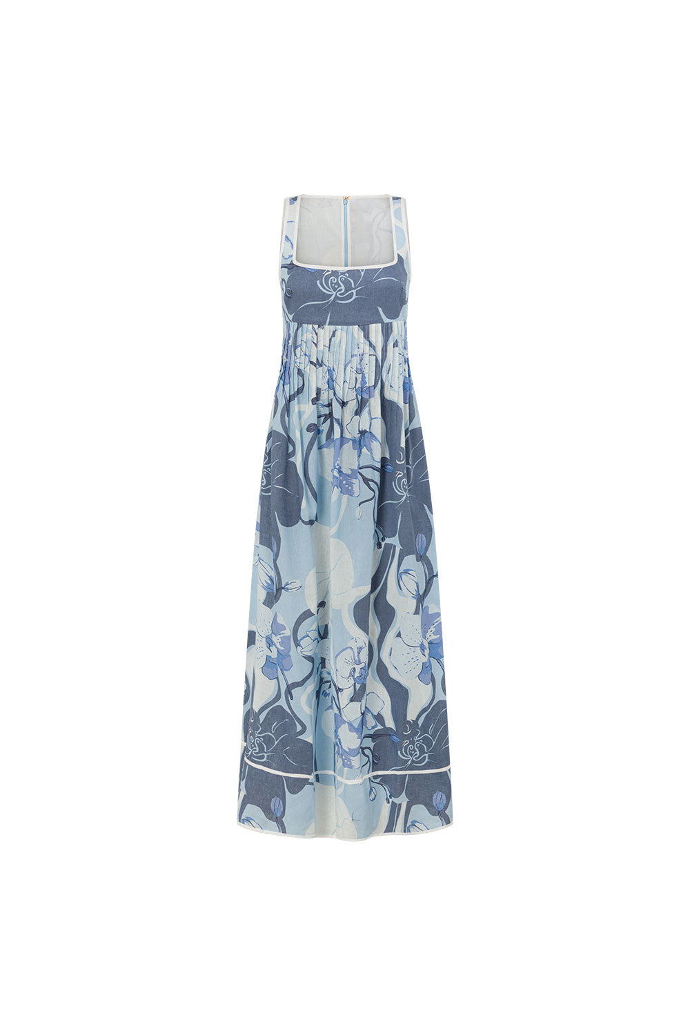 SAMPLE-Alista Dress - Bouquet Blu