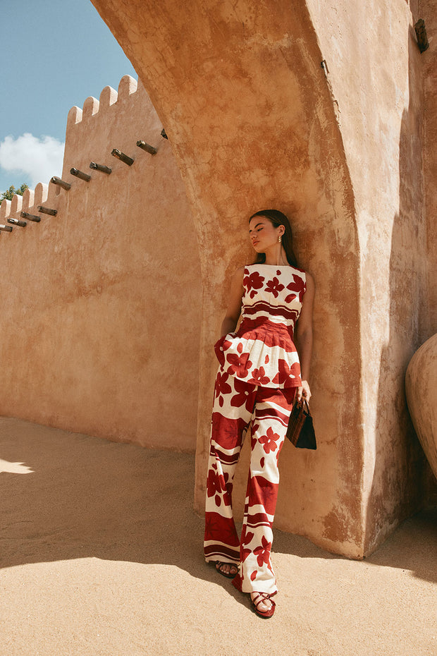 Del Mar Pants - Sienna Sunset