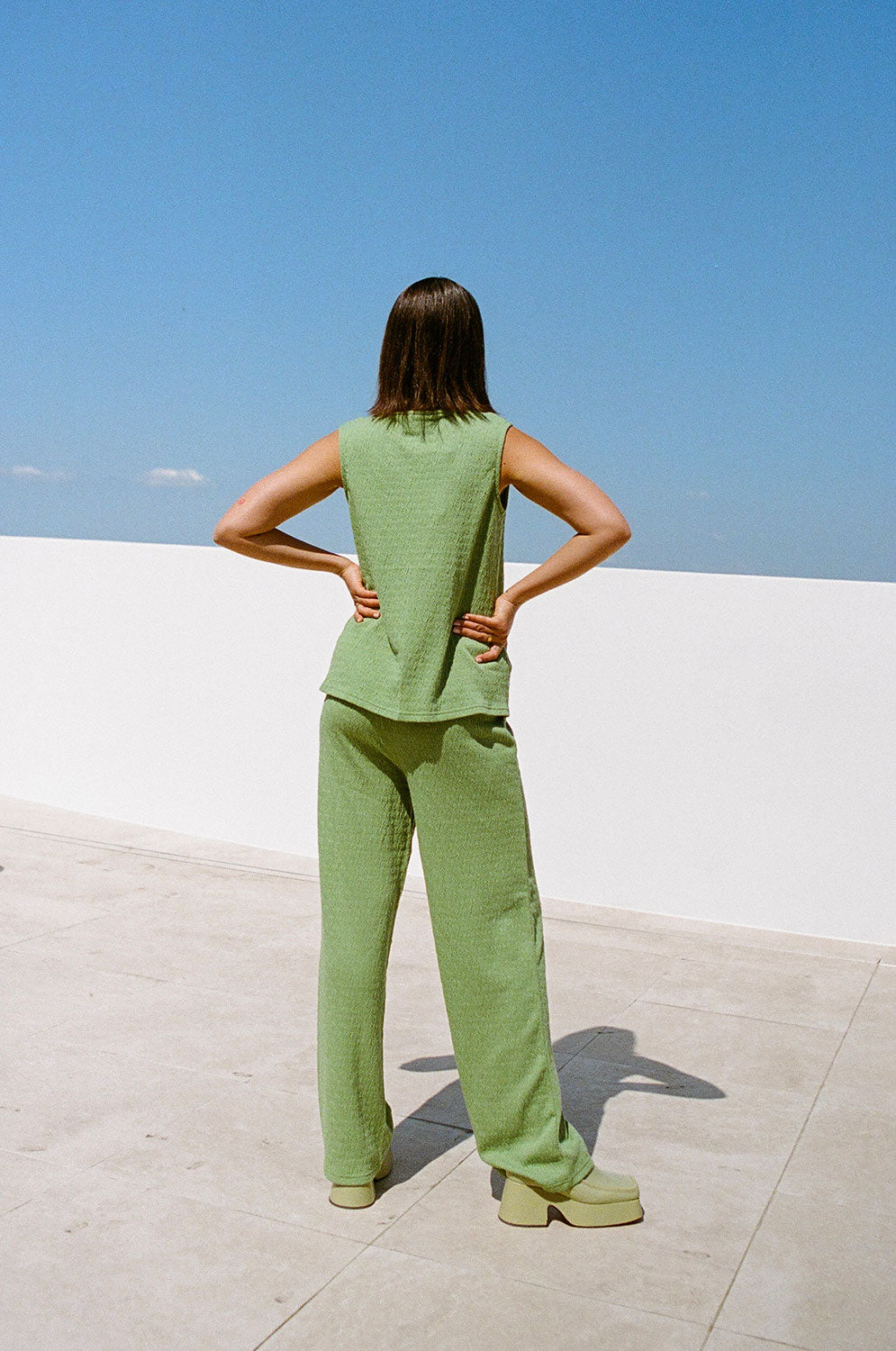 SAMPLE-Marina Pants - Green