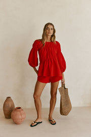 Akel Shorts - Cherry