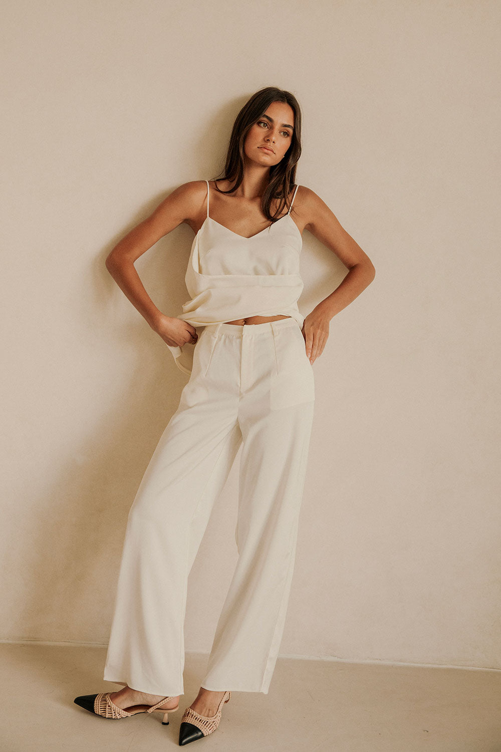 SAMPLE-Zarah Pants - Ivory
