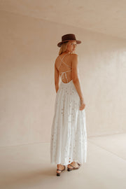 SAMPLE-Backless Giselle Dress - Cutwork