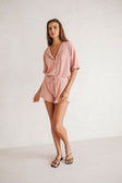 SAMPLE-Juniper Playsuit - Clay