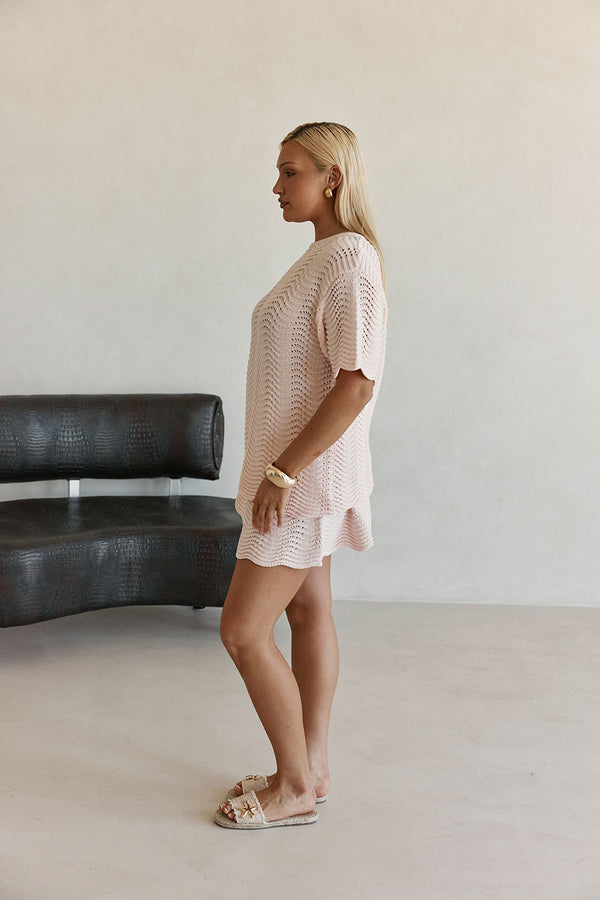 Leah Top - Blush