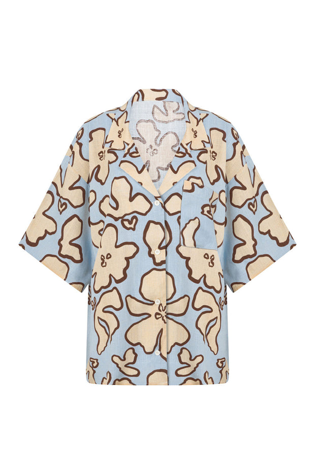 Thessy Top - Outline Floral