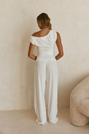 SAMPLE-Deni Top - White