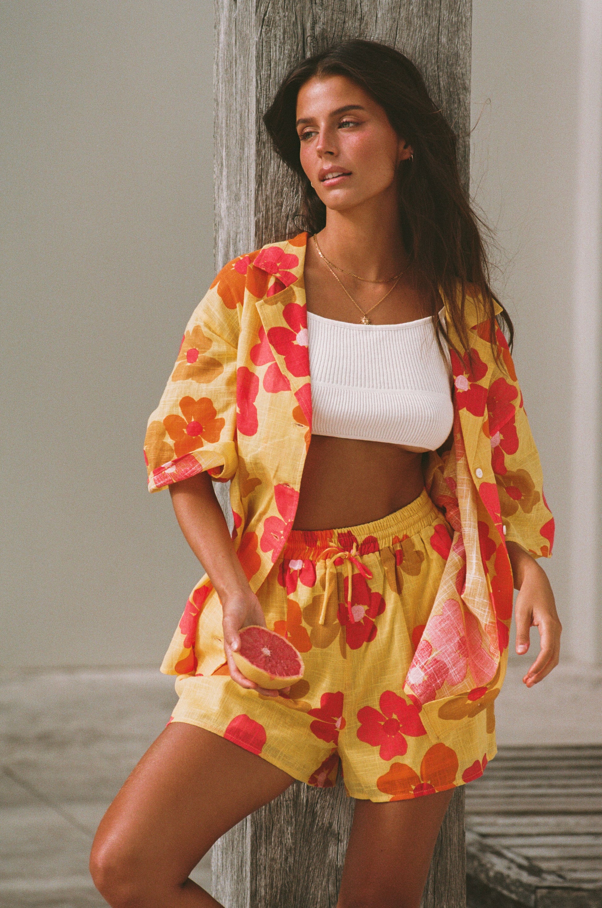 SAMPLE-Thessy Shorts - Romance Floral