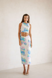 Darlia Midi Skirt - Cascade Floral