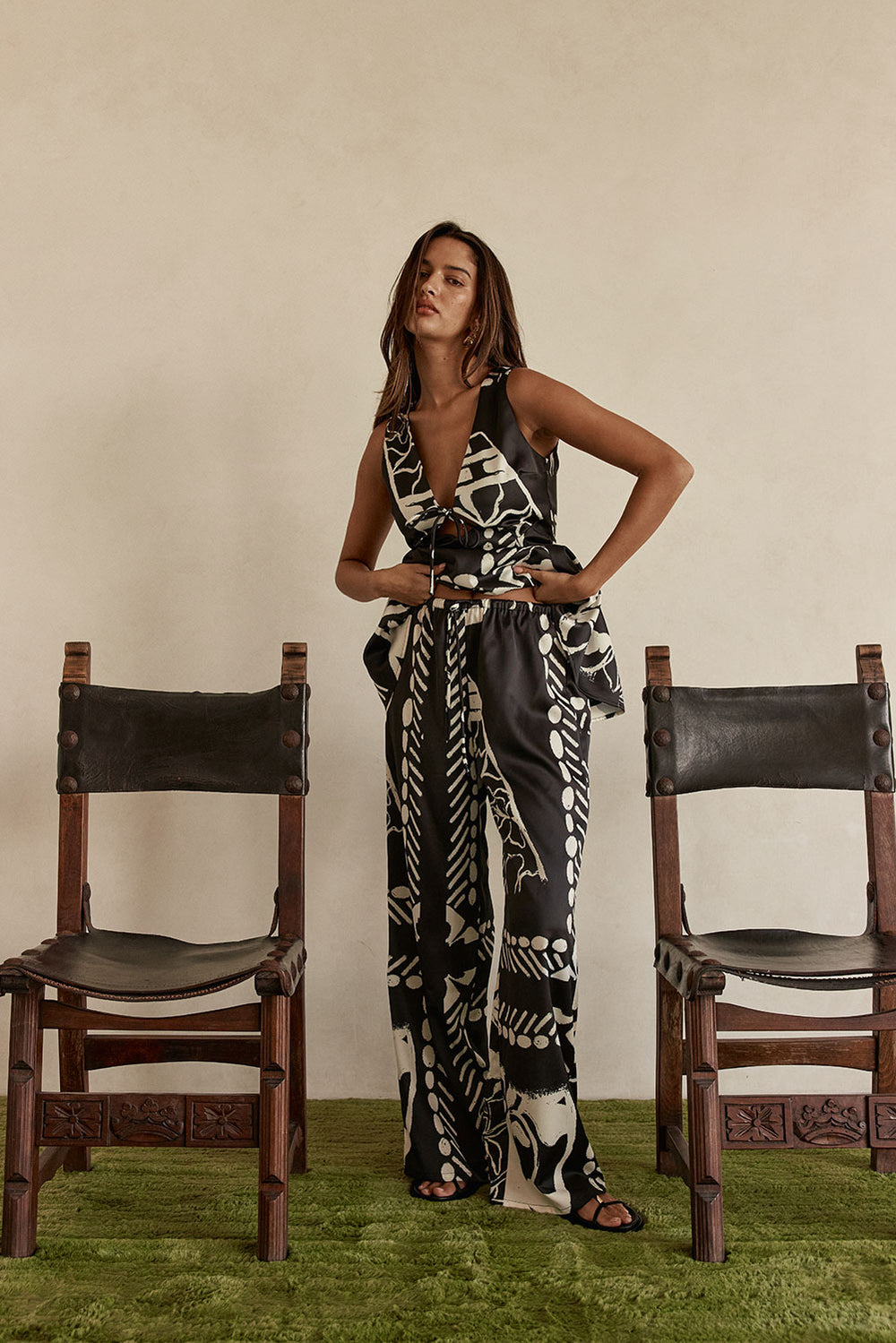 Zelina Pants - Botanic Vase