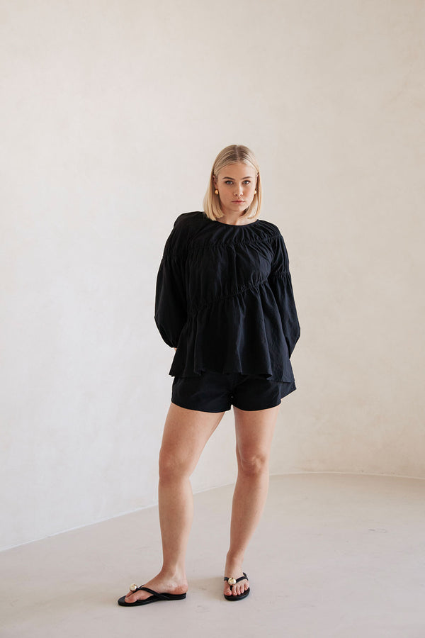 SAMPLE-Akel Shorts - Black